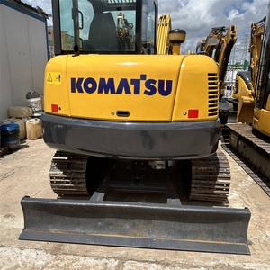 Stokta düşük yakıt tüketimi motor ve pompa çekirdek bileşenleri ile kullanılan Komatsu PC56 paletli ekskavatör 5.6 Ton Mini kepçe - Product Image 2