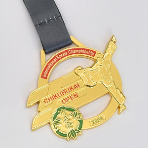 Benutzer definierte personal isierte Marathon-Lauf medaillen Taekwondo Jujitsu Sports Award Metall medaille für Vereine und Bildung - Product Image 3