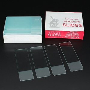 Portaobjetos de microscopio competitivo portaobjetos de microscopio esmerilado transparente para microscopio de laboratorio - Product Image 5