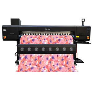 Süblimasyon tekstil ve kumaş dijital yazıcı 1.8m 5/6ft geniş Format esnek vinil baskı Plotter fabrika satış ucuz - Product Image 1