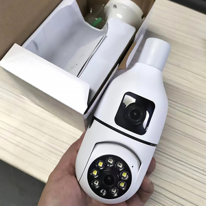 SWS双镜头灯泡摄像机灯闭路电视网络摄像机无线PTZ 360度全景无线灯泡摄像机 - Product Image 6