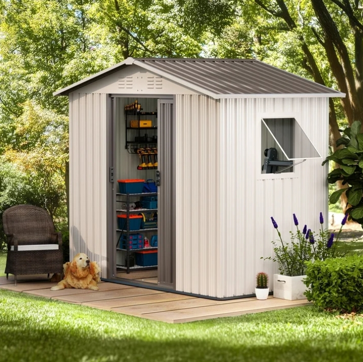 Abri de jardin 1,8 x 1,5 m - avec fenêtres