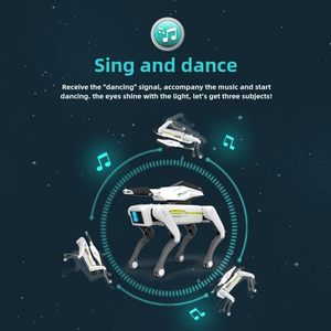 インタラクティブロボット犬アプリ対応STEM学習RC火の弾丸ロボット犬面白い子供のための多機能スマートロボットトイ - Product Image 3