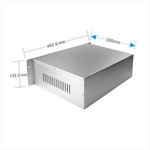 1U 19-Zoll-Rack-Servergehäuse für die Rack montage Gehäuse für elektronische Komponenten Cloud Computing ITX-Platine Aluminium-Panel-kompatibles Gehäuse - Product Image 5