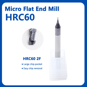 0.5mm 2フルートカッターカーバイドエンドミルビット - Product Image 4