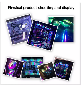 Controllo manuale della ventola RGB per Computer 4pin 12V 3pin 5V ARGB Mini Controller Switch gli effetti di illuminazione del controllo della luce