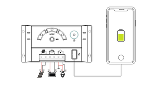 Контроллер зарядного устройства Lumiax PWM с USB Shine Series, 12 В, 10 А, контроллер солнечной системы - Product Image 3