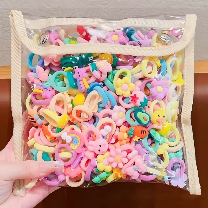 Anneau porte-serviette, 50 pièces aléatoires mélangées, emballage en sachet OPP plastique souple.
