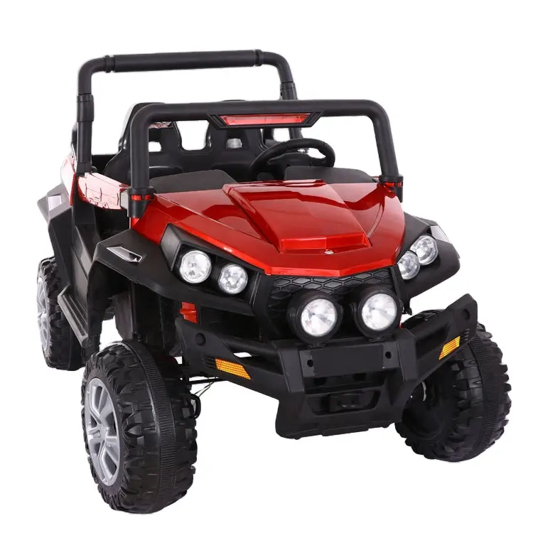 Buona qualità ricaricabile due sedili bambini 4x4 elettrico RC auto UTV per i bambini a guidare con telecomando per i genitori di utilizzare