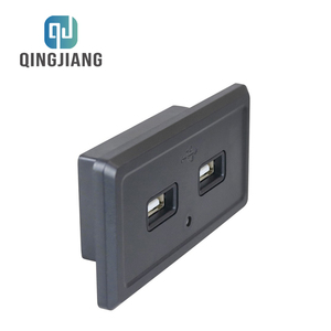 Toma de carga USB dual para teléfono móvil, entrada de 12-24V, cargador de teléfono de coche USB dual de doble uso para RV - Product Image 3