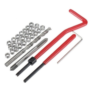 30Pcs M6 Tap Wrench Cutter Repair <strong>Kit</strong> Hand Tools Red Thread Wire Insert Stainless Steel Small Wrench Repairing Tool <strong>Kit</strong> - Product Image 3