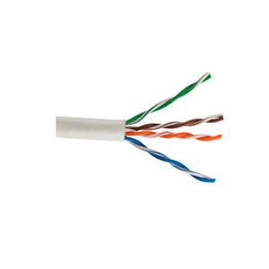สายเคเบิลเครือข่าย24AWG 4prs แจ็กเก็ต PVC/pe Cat5e OEM สีทองแดง305เมตร/1000FT ในร่ม/กลางแจ้ง - Product Image 4