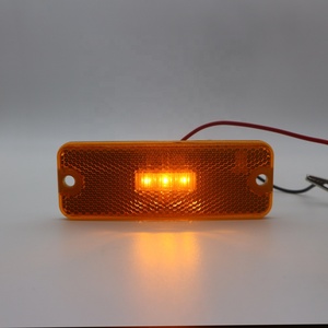 10-30V 4*1.5 inç Amber dikdörtgen LED park lambası yeni araba işık Side Marker kamyonlar için reflektör işık römorklar otobüs arabalar - Product Image 4