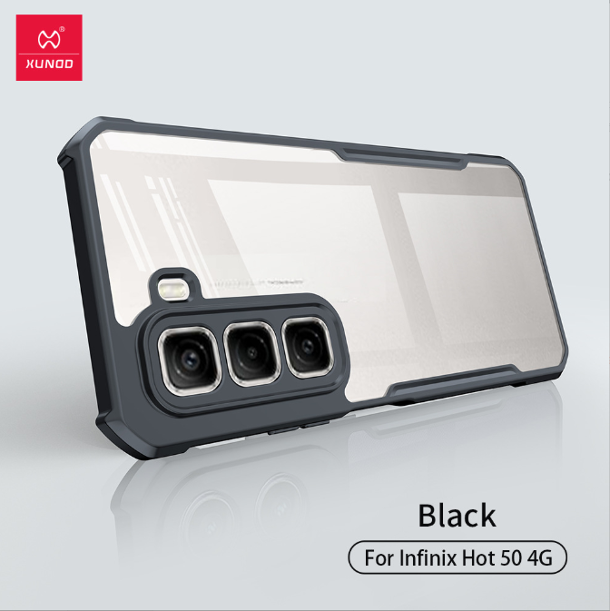 สำหรับ Infinix Hot 50 4G / X6882 6.78 นิ้ว - สีดำใส