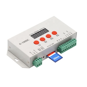 Ws2801 ws2811 DMX512 RGBW K-1000C SD-карта rgb Светодиодная лента программируемый контроллер