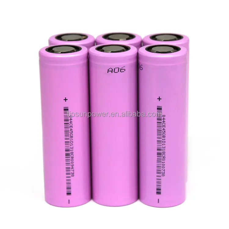 Grade eine lithium-ionen lifepo4 3.6v 4500mah 21700 batterie zelle für ebike