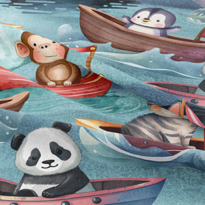 Wholesale Custom 95 <strong>Bamboo</strong> 5 Spandex Baby Clothes Fabric Digital Print Fabric