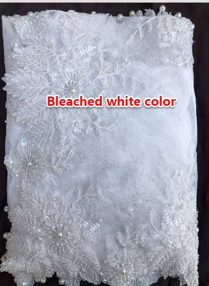 Bleached white color