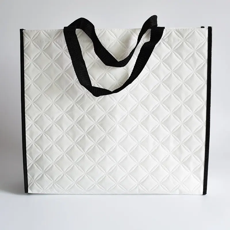 Новый дизайн, роскошная стильная Нетканая сумка, сумки для покупок, многоразовые пользовательские печатные компании, логотип, рекламные сумки-тоут