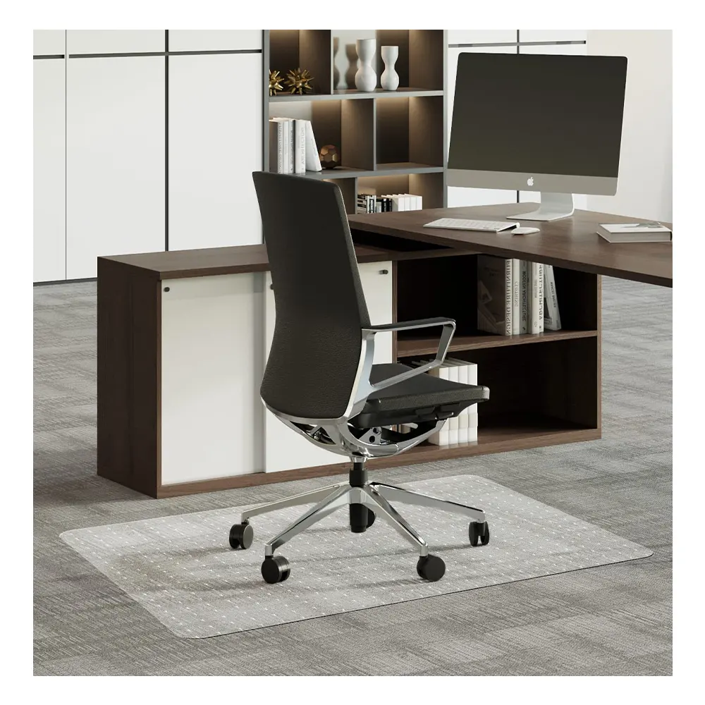 사용자 정의 접이식 PVC 의자 보호 매트 홈 오피스 다기능 하드 바닥 의자 매트 투명 없음 더미 의자 매트