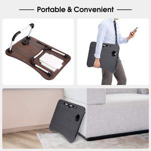 Multipurpose Colorful Design Folding Small Modern Study Bed Desk Foldable Laptop <strong>Computer</strong> <strong>Table</strong> With Cup Holder - Product Image 4
