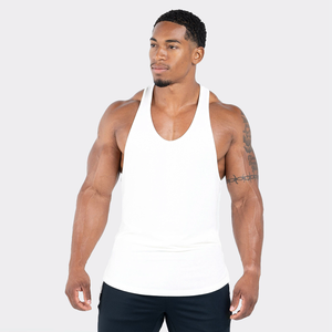 מותאם אישית ספורט חדר כושר Racerback במבוק סטרינגר טנק גברים