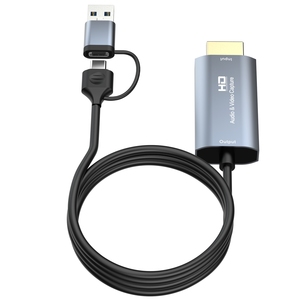 4k用于HDMI到USB/usb-c视频采集卡2m电缆电脑摄像机实时流记录会议/通话高清MP4表格 - Product Image 6