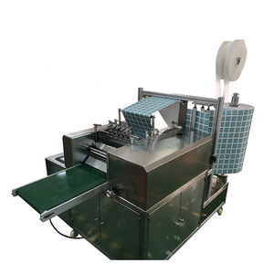Automatische Verpackungs maschine zur Herstellung von Alkohol-Wattes täbchen mit SPS-HMI-Programm und LCD-Touchscreen - Product Image 1