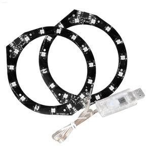 Gepaide 5 RGB LED renkli ışık şeridi USB düğmesi uzaktan kumanda kablolu iletişim aksesuar PS5 konsolu oyun aksesuarları için - Product Image 6