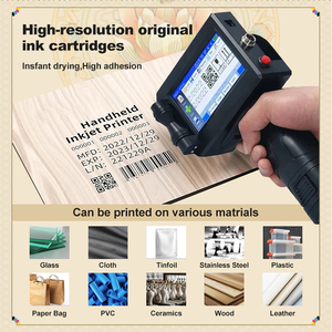 WISEPRINT Vin Code TIJ Karton Gummi Metall Touchscreen HP-WP127 Handheld Intelligent USB Inkjet Drucker Coding Machine Key - Product Image 3