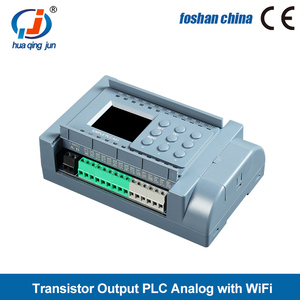 Huaqingjun 8DI 8DO uscita Transistor PLC ingressi analogici uscite 0-5V 0-10V RS485 Modbus RTU WIFI PLC per serra