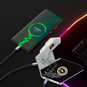 Oyun Mouse Pad fare Mat RGB Led ışık ve kablosuz şarj için standart oyun masa/oyun severler - Product Image 3