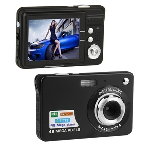 2.7インチ18メガピクセル8xズームHDデジタルカメラカード型自動カメラ子供用 - Product Image 1