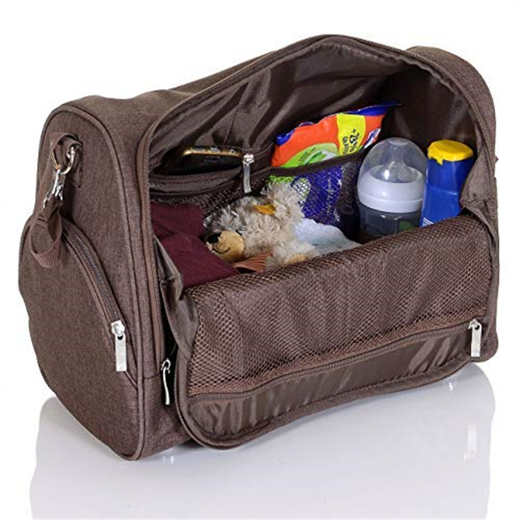 Multifunctional custom luxury portable mom baby bag set mummy travel backpack storage diaper bags for mothers