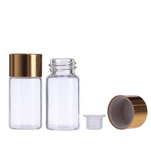 1ml 2ml 3ml 5ml透明琥珀色の小さなサンプルガラス香水バイアルスクリュートップ付き - Product Image 5