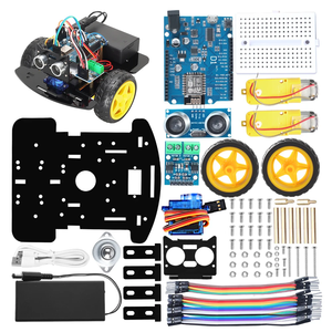 2WD Kit di automazione Robot intelligente per la versione completa di Kit di avviamento pubblicitario ESP8266 D1 programmazione Wifi Robot di codifica da te