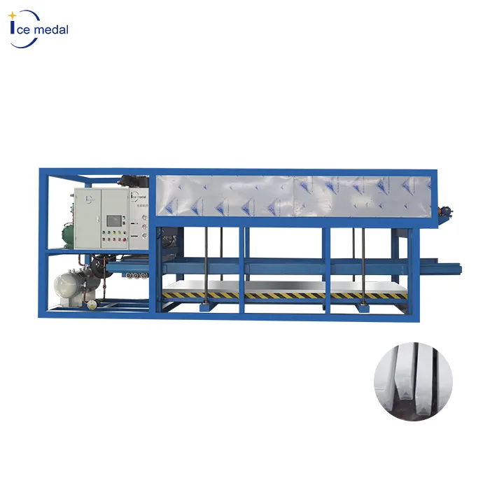 ICEMEDAL IMZL5 5 Tonnen gewerbliche Eisblock-Herstellungsmaschine zum Verkauf Direktkühlung Klar-Eis-Block-Maschine zum Werkspreis