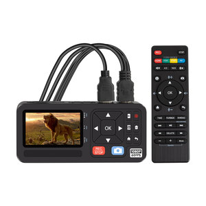 4K HDMI视频采集盒1080 60 fps录像机从AV VGA YPbPr VHS VCR DVD录制视频，用于游戏教学流
