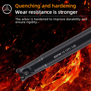 BRP yuvarlak burun freze kesicisi Bar BRP4R değirmen kesici yuvarlak dübel parmak freze çakısı freze kesicisi Bar için CNC işleme makinesi - Product Image 4