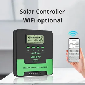 Küresel 60A Mppt güneş şarj regülatörü kurulum tanımlama 12V/24V USB şarj regülatörü sıcak satış şarj adaptörleri - Product Image 2