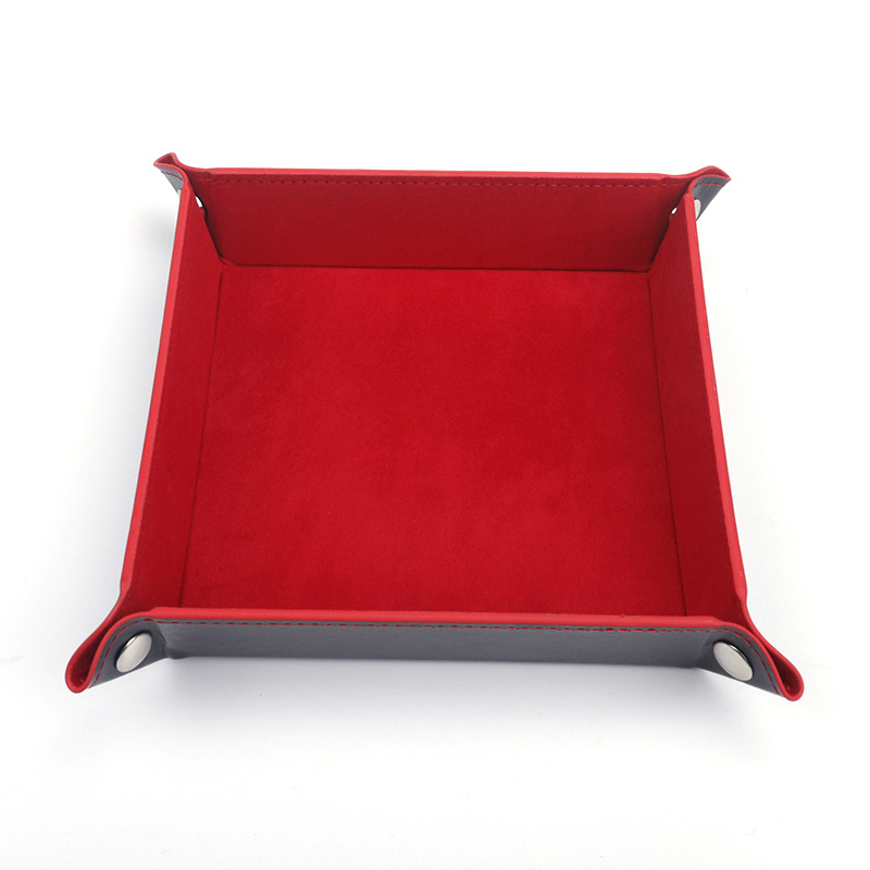 Cuadrado grande de terciopelo rojo - 2222 cm