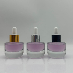 <strong>18ml</strong> Circular Camber Thick Bottom clear Glass Dropper Bottle Cosmetic Packaging Empty for Korean Skincare <strong>Perfume</strong> Olive Rose Oil - Product Image 6