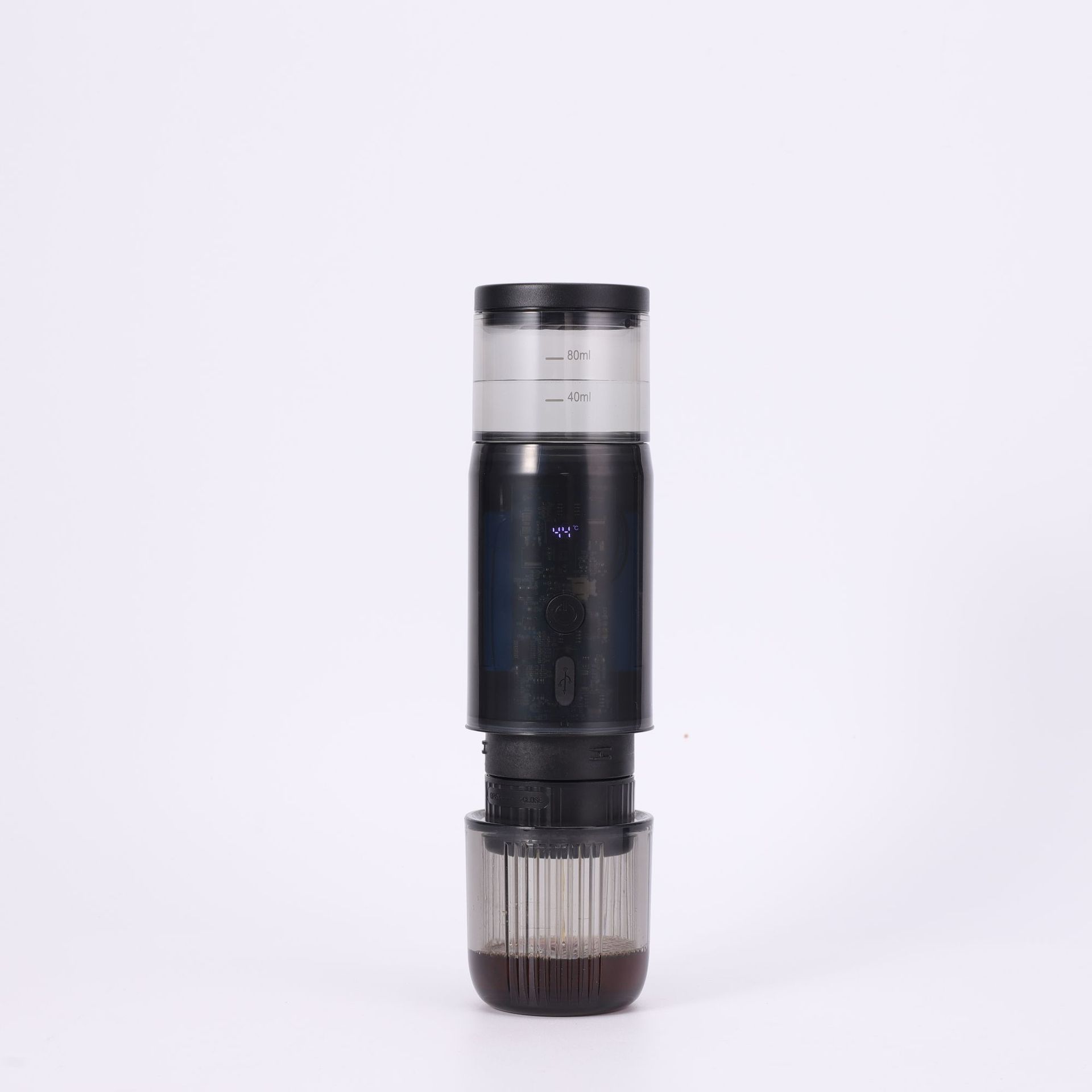 Cafetera con pantalla LCD