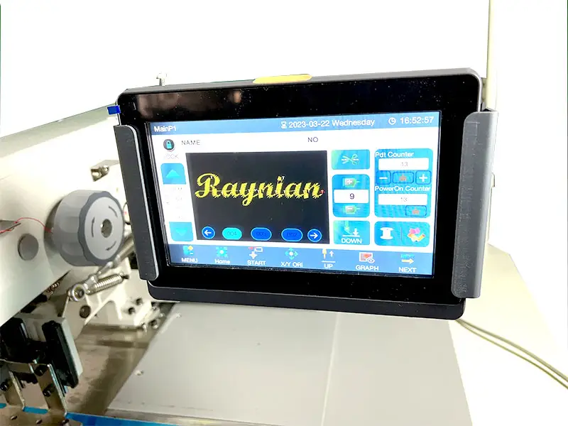 Raynian-3020F 계산기 제어 컴퓨터 재봉틀 가죽 바느질 재봉틀