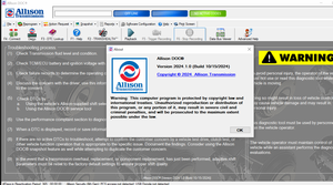Software diagnostico di trasmissione Premium Allison DOC con file di dati Gen 5 e programmazione V2024.11 - Product Image 4