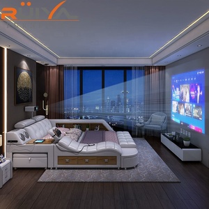 Akıllı yatak kore modern yüksek kaliteli yatak akıllı görüntü çok amaçlı yatak ile akıllı projektör - Product Image 5