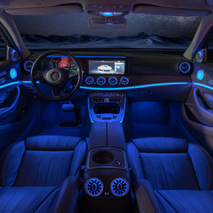 Suitable for Mercedes Benz <strong>E</strong> Class W213 Turbo air Outlets 64 Color <strong>LED</strong> Ambient Lights and air Vent Ambient Light Upgrade <strong>RGB</strong>
