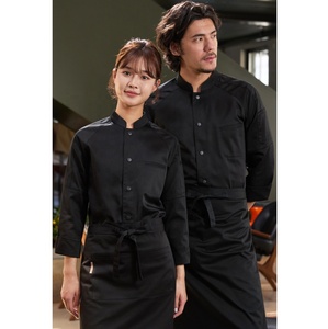 Customized Logo and Style Chef Coat <strong>Suit</strong> Men's High Quality <strong>Baking</strong> Uniforms Unisex two pcs Professional Kitchen &amp; bar Tops Set - Product Image 1