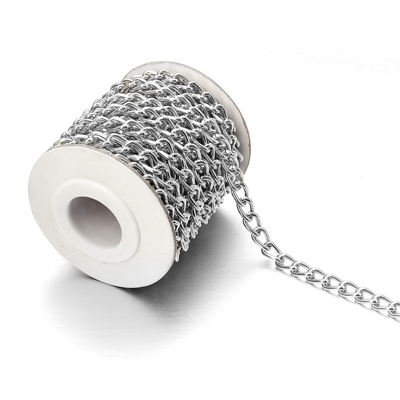 Cadena lateral de plata