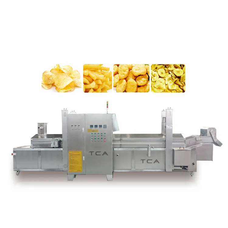 industrial deep frying machine equipment batch fryer gas electric continuous belt fryer frying machine for food